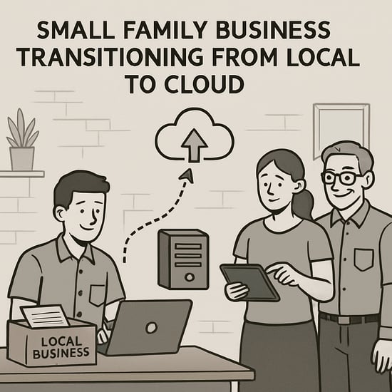 Small family bhusiness transtiitoning from local to cloud-1